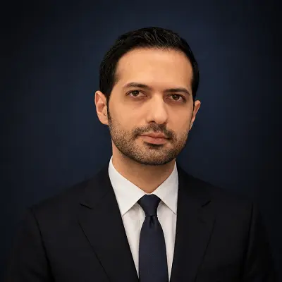 Pooria Rezaei پرتره حرفهای پوریا رضایی، معاون سرمایهگذاری